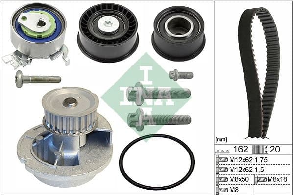 Water Pump & Timing Belt Kit 530044331