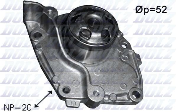 Water Pump, engine cooling R232