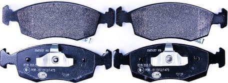 Brake Pad Set, disc brake 8DB 355 016-231