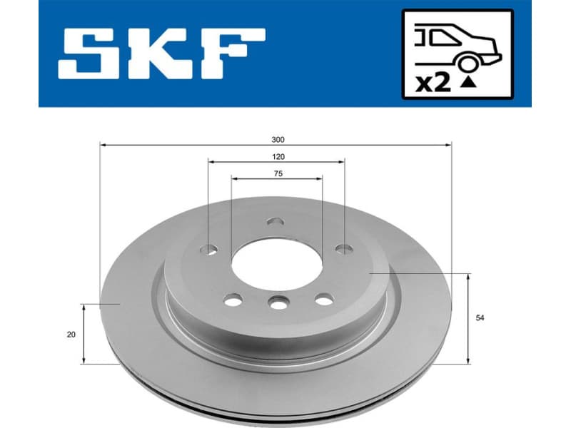Brake Disc VKBD 90588 V2 - image 2