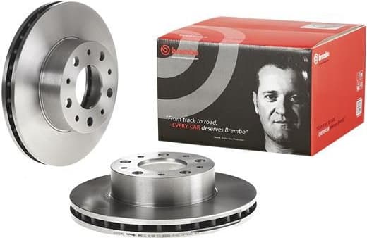 Brake discs kit front (2pcs), Top Quality 09.A235.20 - image 3