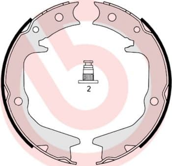 Brake Shoe Set, parking brake ESSENTIAL LINE S54519 - image 3