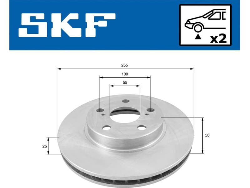 Brake Disc VKBD 81115 V2 - image 2