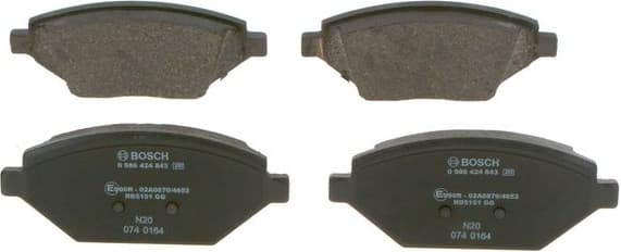 Brake Pad Set, disc brake 0 986 424 843 - image 10