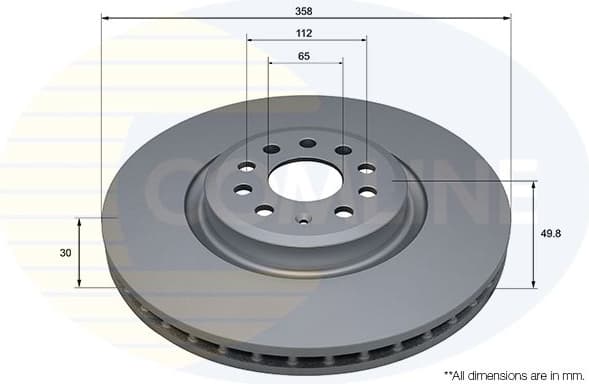 Brake Disc COATED ADC5104V