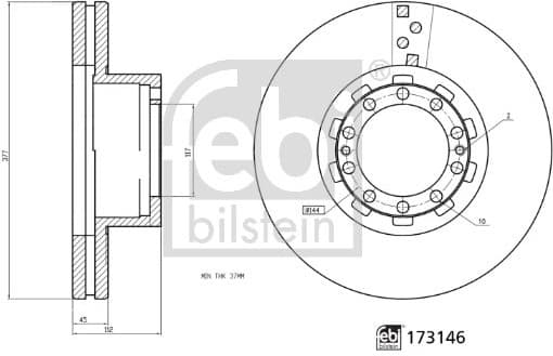 Brake Disc 173146
