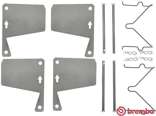 Accessory Kit, disc brake pad PRIME LINE A 02 246