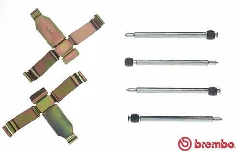 Accessory Kit, disc brake pad PRIME LINE A 02 204