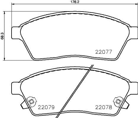 Brake Pad Set, disc brake PRIME LINE P09009 - image 3