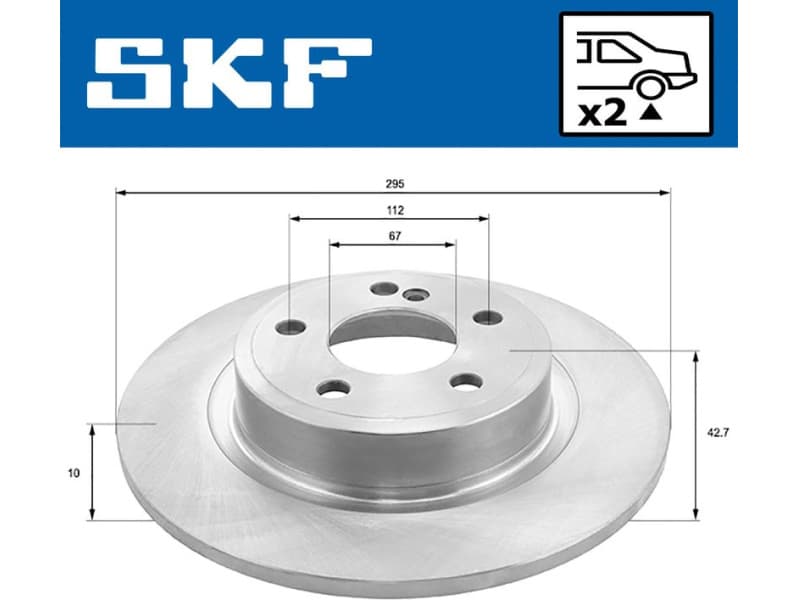 Brake Disc VKBD 91148 S2 - image 2