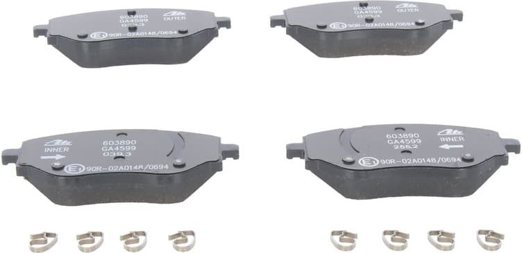 Brake Pad Set, disc brake 13.0460-3890.2 - image 2
