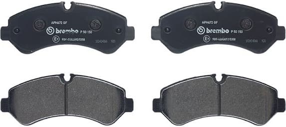 Brake pads rear, Top Quality P50150 - image 3