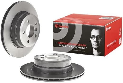 Brake discs kit rear, (2pcs), Top Quality 09.9925.11 - image 4