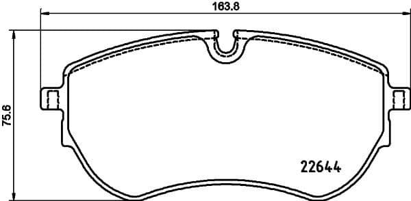 Brake Pad Set, disc brake 8DB 355 037-731