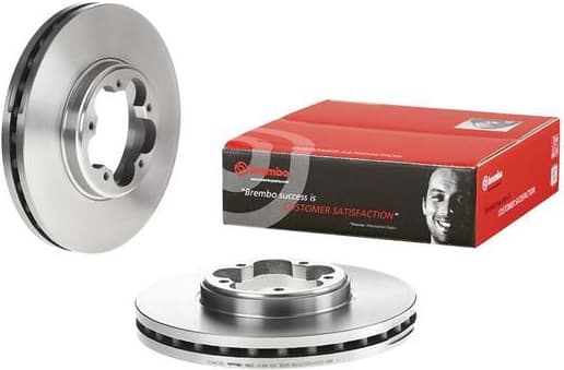 Brake disc, 1pcs FRONT, Top Quality 09.C240.10 - image 2