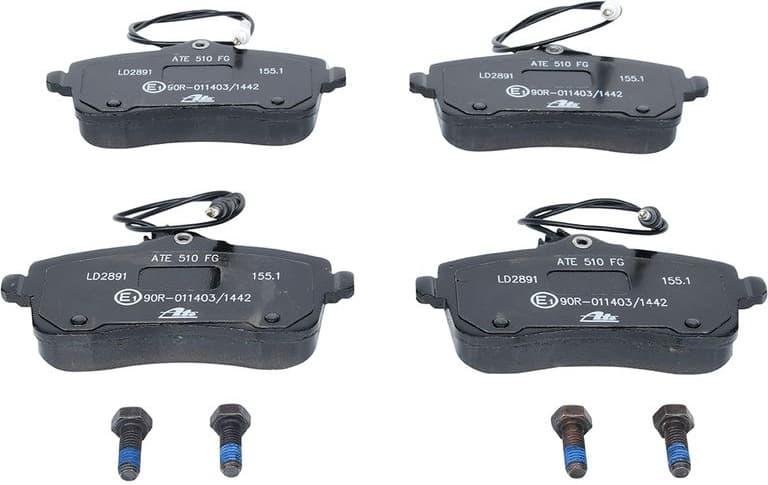 Brake Pad Set, disc brake ATE Ceramic 13.0470-2891.2 - image 2