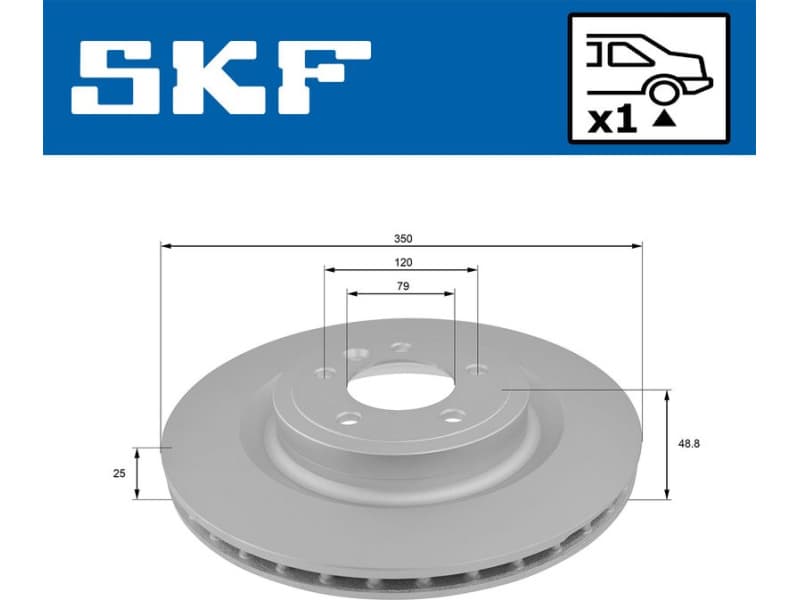 Brake Disc VKBD 90554 V1 - image 2
