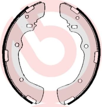 Brake Shoe Set ESSENTIAL LINE S54511 - image 3