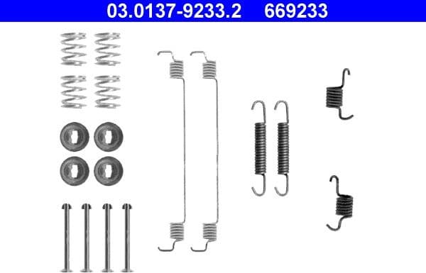 Accessory Kit, brake shoes 03.0137-9233.2 - image 2