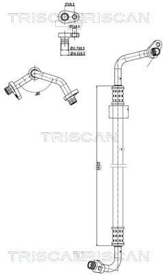 High/Low-pressure Line, air conditioning 9010 28006