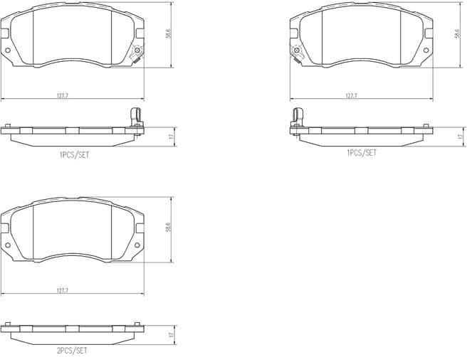 Brake Pad Set, disc brake PRIME LINE P 78 007 - image 3