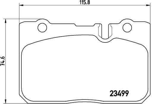 Brake Pad Set, disc brake PRIME LINE P83039 - image 3