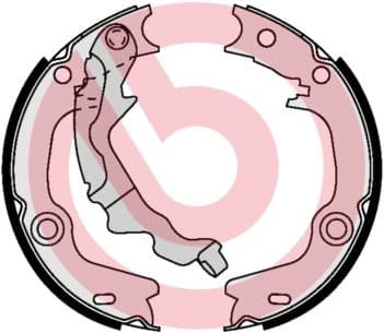 Brake Shoe Set, parking brake ESSENTIAL LINE S30532 - image 3