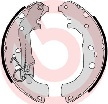 Brake Shoe Set ESSENTIAL LINE S23518 - image 3