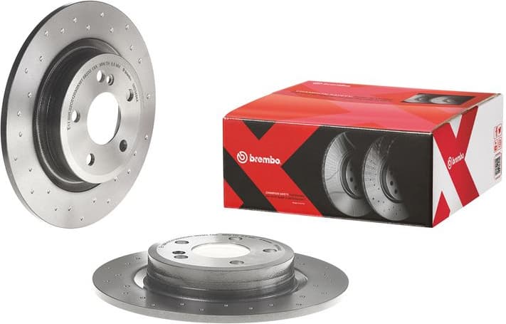 Brake discs kit rear, (2pcs), Top Quality 08.B348.4X - image 4