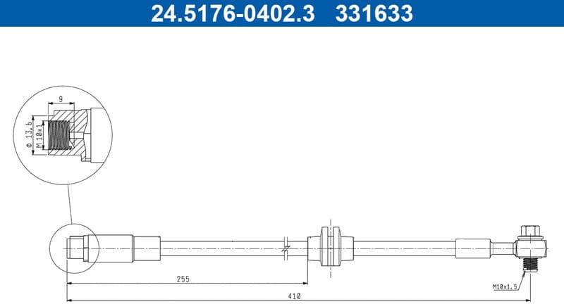 Brake Hose 24.5176-0402.3 - image 3