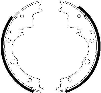 Brake Shoe Set 0986487287 - image 6