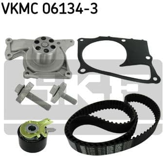 Timing belt kit with water pump SKF VKMC 06134-3 - image 3