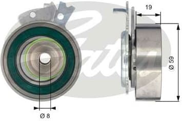 Tensioner Pulley, timing belt PowerGrip™ T43038