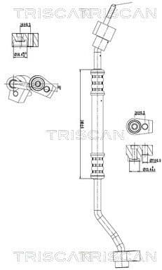 High/Low-pressure Line, air conditioning 9010 16062