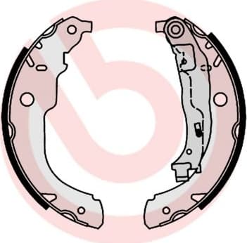 Brake shoes, Top Quality S61528 - image 3