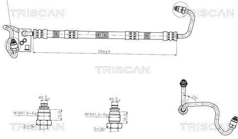 Hydraulic Hose, steering 8516 24005
