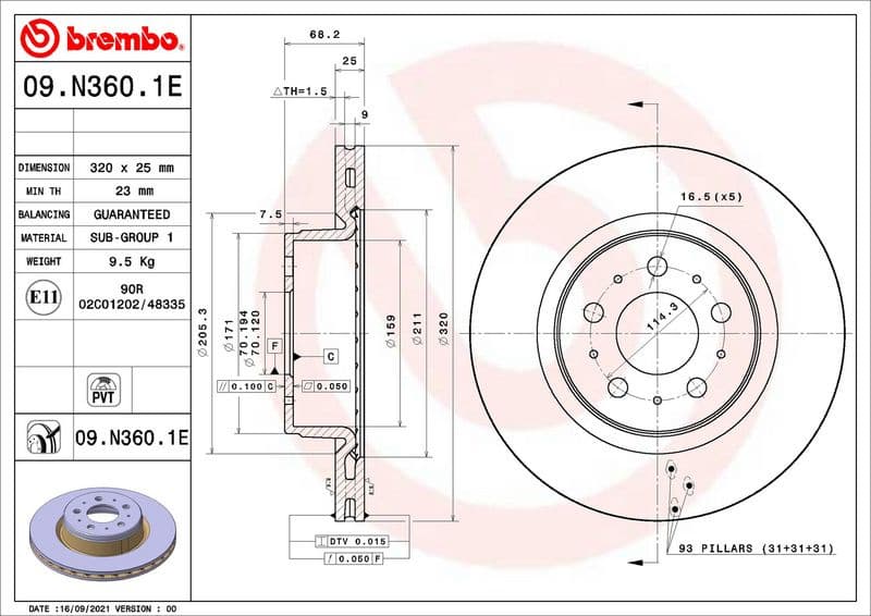 Brake Kit, disc brake BEYOND LINE - EV KT08001 - image 2