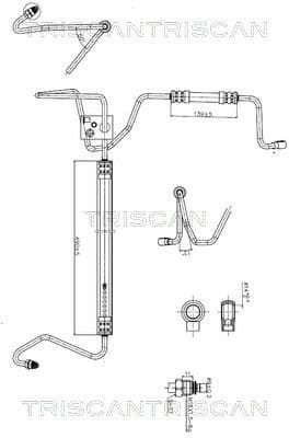 Hydraulic Hose, steering 8516 29020