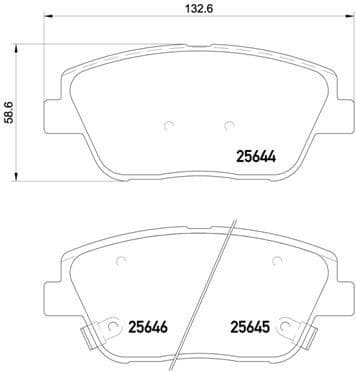 Brake Pad Set, disc brake PRIME LINE P30066 - image 3