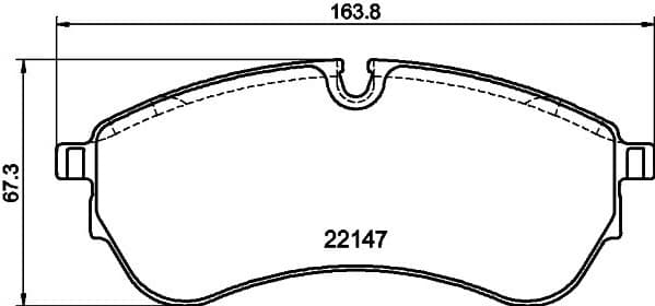 Brake Pad Set, disc brake 8DB 355 032-921