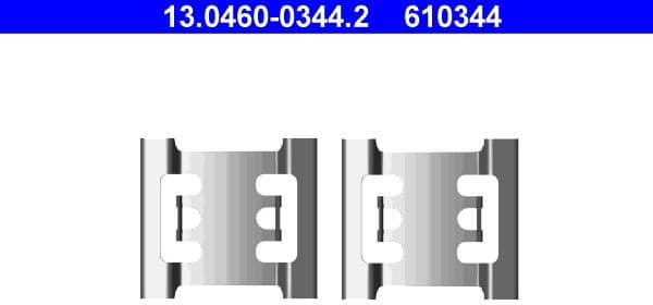 Accessory Kit, disc brake pads 13.0460-0344.2 - image 2