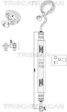 Hydraulic Hose, steering 8516 29057