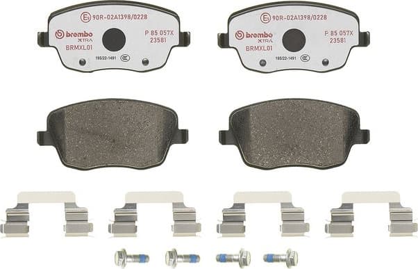 Brake Pad Set, disc brake XTRA LINE P85057X - image 4