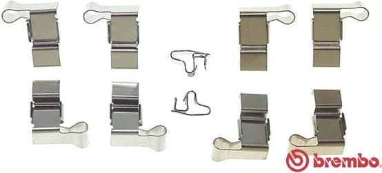 Accessory Kit, disc brake pad PRIME LINE A 02 312