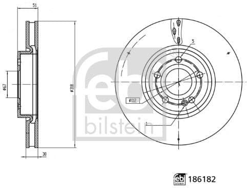 Brake Disc 186182