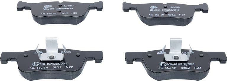 Brake Pad Set, disc brake ATE Ceramic 13.0470-3866.2 - image 3