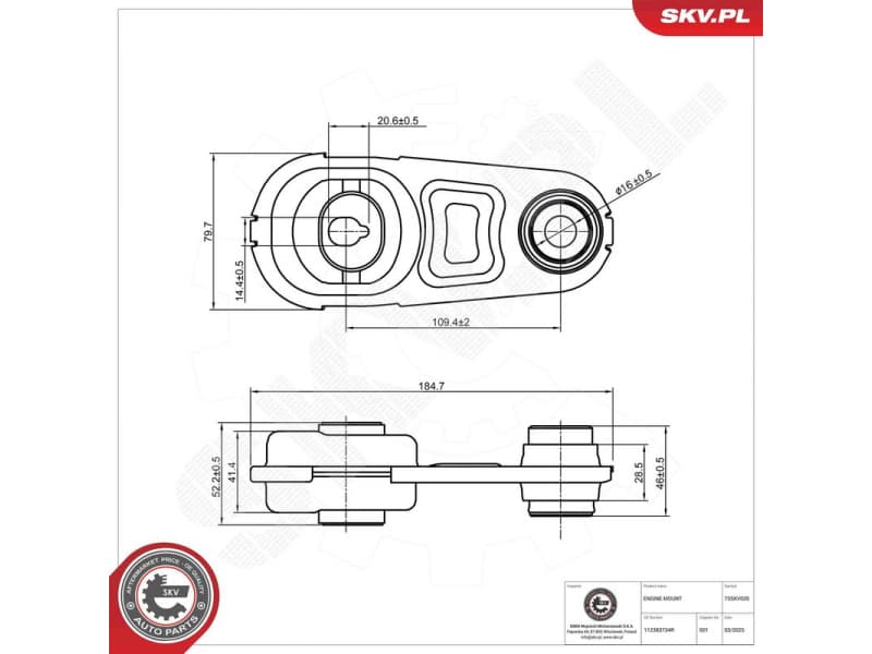 Mounting, engine 75SKV030 - image 5