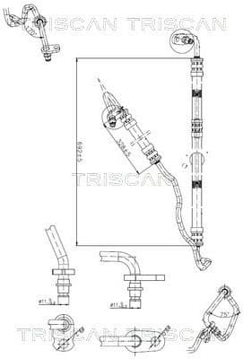 Hydraulic Hose, steering 8516 23001