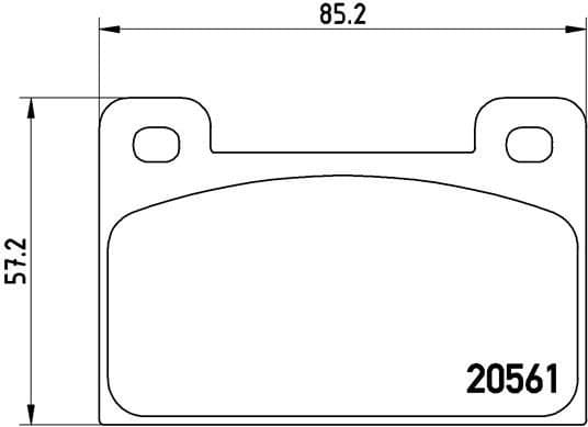 Brake Pad Set, disc brake PRIME LINE P85006 - image 3