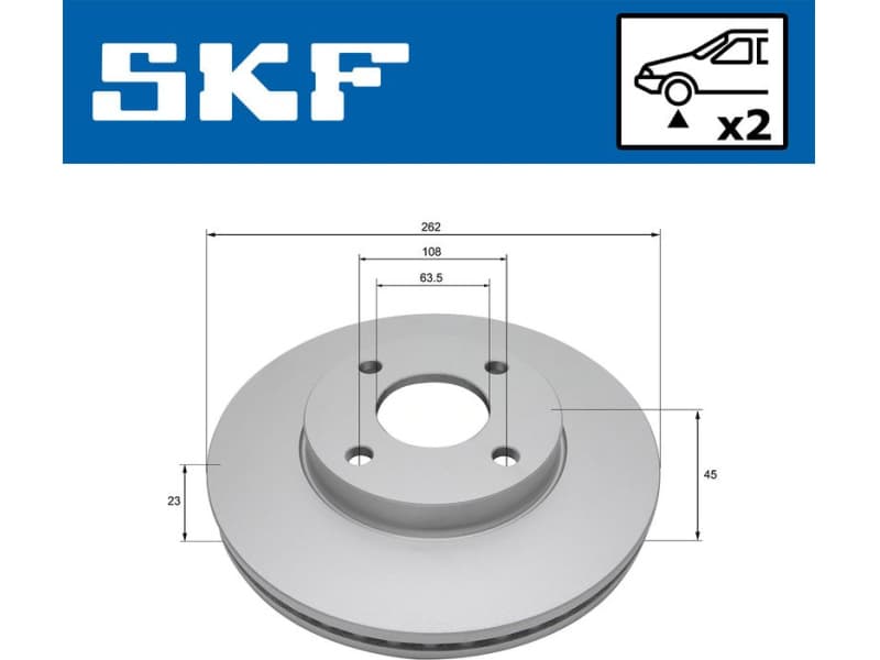 Brake Disc VKBD 81109 V2 - image 2